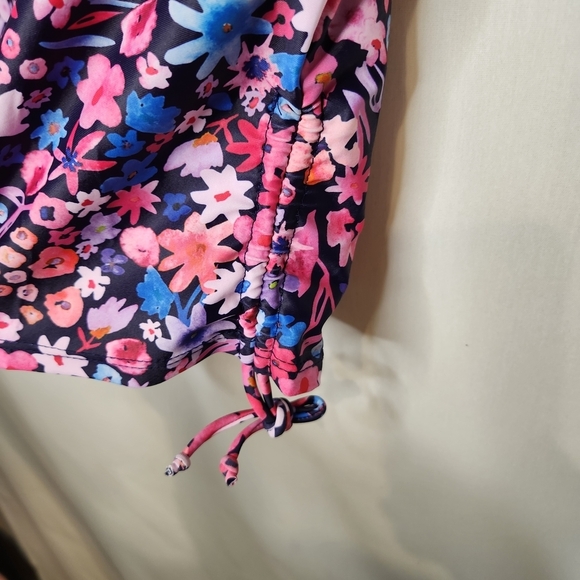 Daci Tankini Swim Top XXL Floral Crisscross Adjustable Strap Swim Camisole - Picture 11 of 13